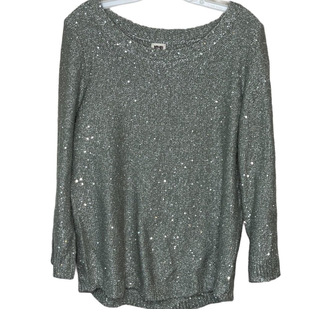 Anne Klein Metallic Sweater